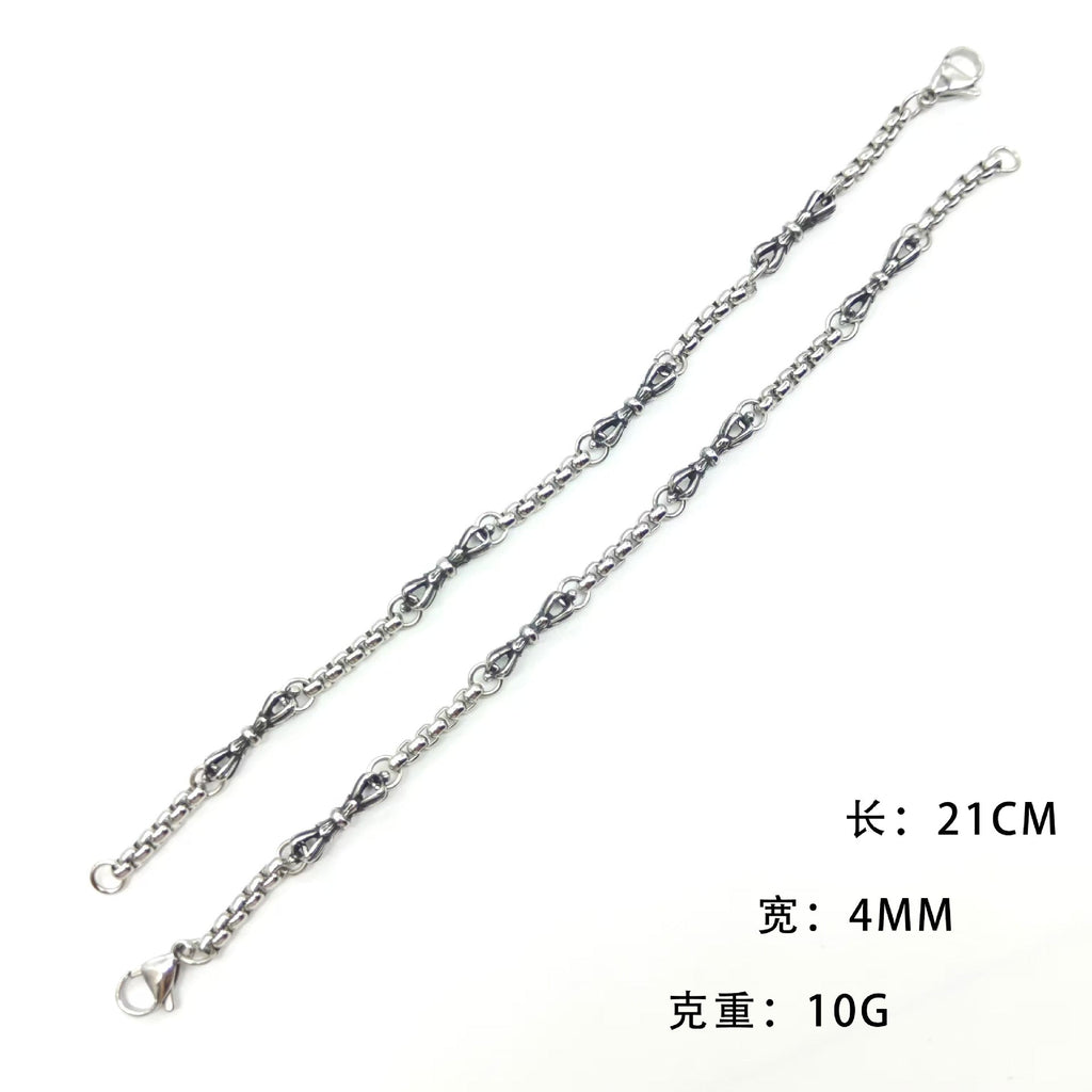 Vajra stainless steel retro simple bracelet by nowadaysfashion