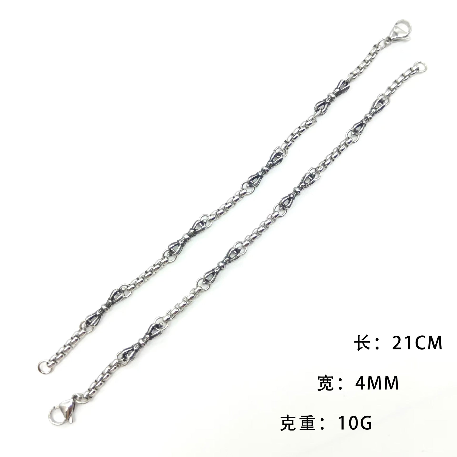 Vajra stainless steel retro simple bracelet by nowadaysfashion