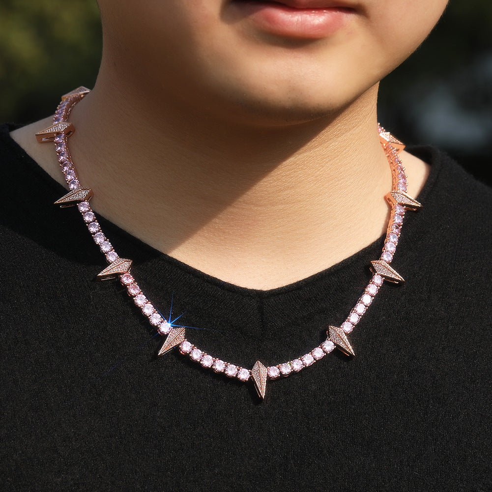 Hip-hop Black Panther zircon tennis chain by nowadaysfashion