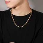 Hip Hop Rhinestone 5mm Bicycle Chain Necklace by nowadaysfashion