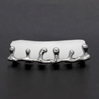 Hip-hop polished braces with gold electroplating by nowadaysfashion