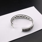 Retro five-pointed star open bracelet