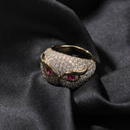 Hip-hop creative owl zircon-encrusted ring by nowadaysfashion