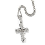 Hip-hop rose cross necklace with 5A zircon inlay by nowadaysfashion