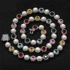Creative multicolored pearl necklace by nowadaysfashion