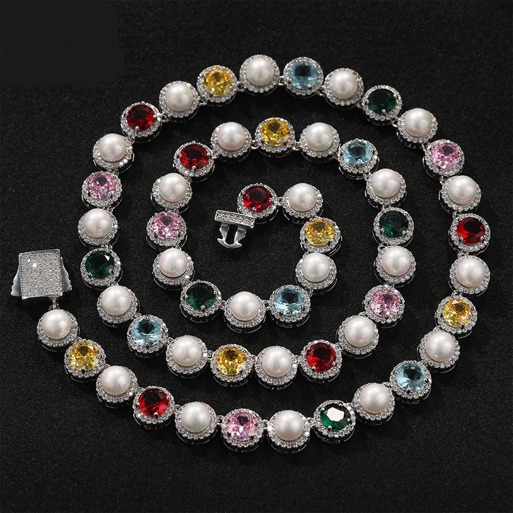 Creative multicolored pearl necklace by nowadaysfashion