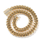 Hip-hop zircon stainless steel zircon necklace by nowadaysfashion