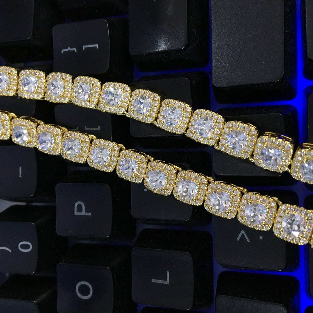 Iced Out Tennis Chain Cubic Zirconia CZ Hip Hop Necklace by nowadaysfashion