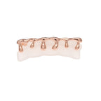 Hip-hop polished braces with gold electroplating by nowadaysfashion