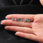S925 silver moissanite dragon claw earrings by nowadaysfashion