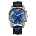 Large-dial, hollow-out blue-light men's watch. by nowadaysfashion