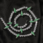 Hip-hop Black Panther zircon tennis chain by nowadaysfashion