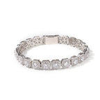 Hip-hop 9mm zircon-encrusted rock candy bracelet by nowadaysfashion