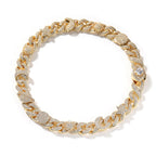 Hip-hop zircon-encrusted sun, star and eye necklace by nowadaysfashion