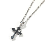 Hip-Hop Diamond-Encrusted Zircon Cross Necklace by nowadaysfashion