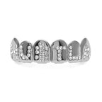 Hip-hop diamond-encrusted and gold-plated teeth grillz by nowadaysfashion