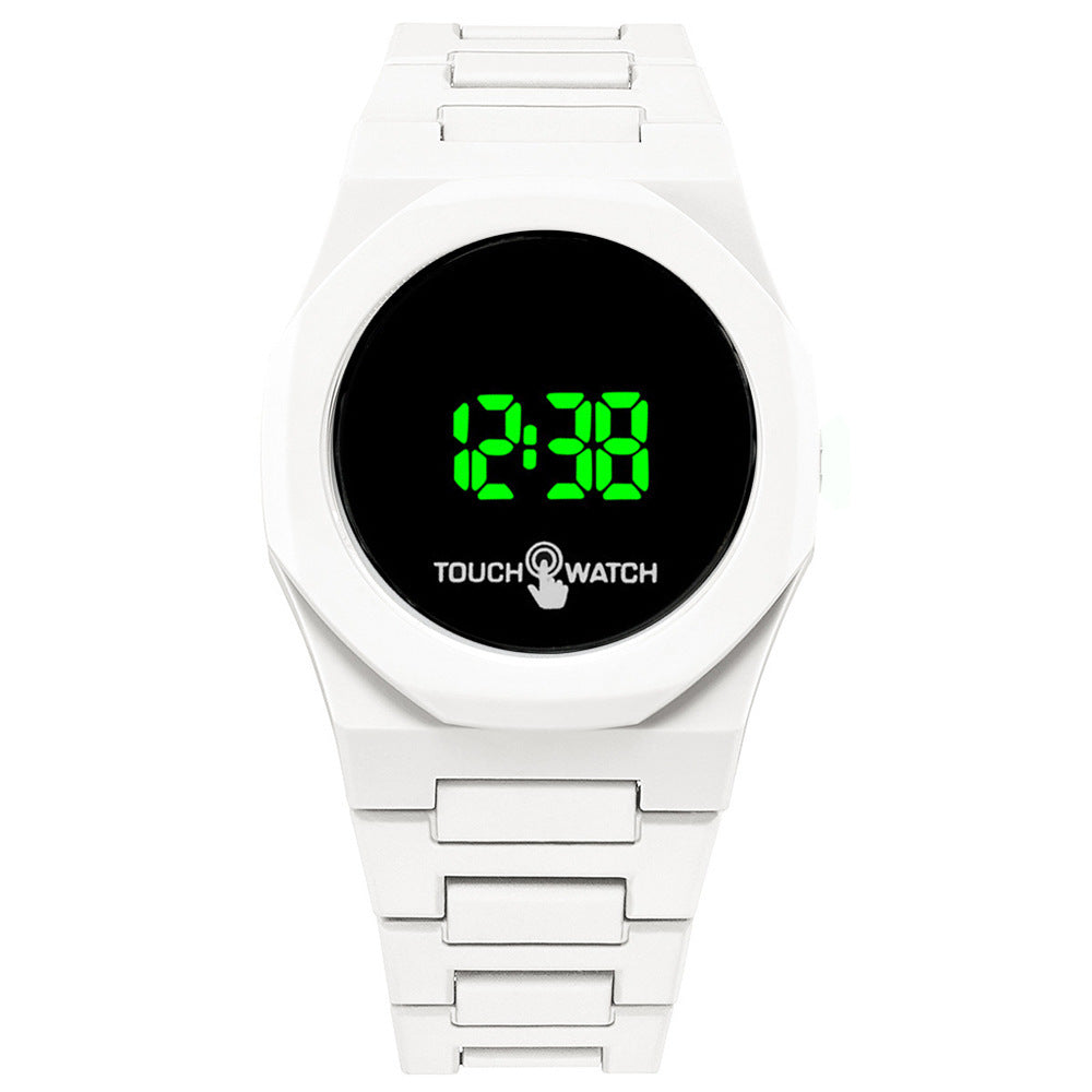 LED plastic covers and butterfly buckle watches for men and women. by nowadaysfashion
