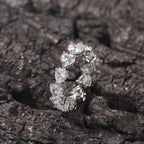 Hip-hop single-row heart-shaped zircon rings by nowadaysfashion