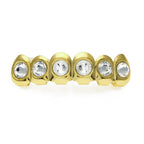 Hip-hop diamond-encrusted and gold-plated teeth grillz by nowadaysfashion