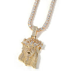 Hip Hop Iced Out CZ Jesus Piece Pendant Necklace by nowadaysfashion