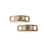 Hip-hop zircon cross smiling face broken heart shoe buckle by nowadaysfashion