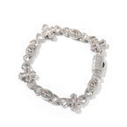 Hip Hop Zirconia Eye Cross Bracelet by nowadaysfashion