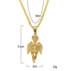 Hip Hop Winged Angel Pendant Necklace by nowadaysfashion
