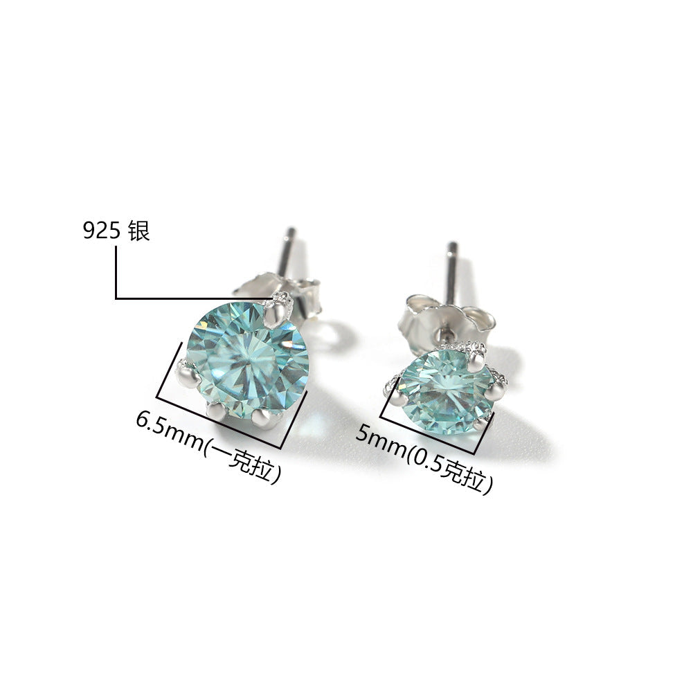 S925 silver moissanite dragon claw earrings by nowadaysfashion