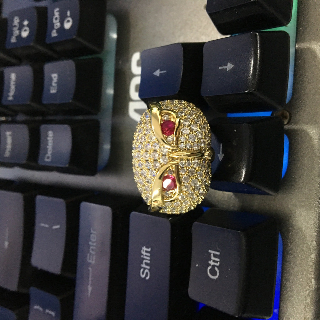 Hip-hop creative owl zircon-encrusted ring by nowadaysfashion