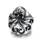 Pirate octopus tentacle punk style ring