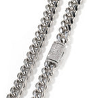 Hip-hop zircon stainless steel zircon necklace by nowadaysfashion