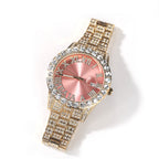 Hip-hop watch with Roman numerals and diamonds, large dial by nowadaysfashion
