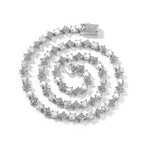 Star zircon tennis chain necklace by nowadaysfashion