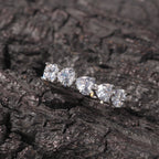 Hip-hop single-row heart-shaped zircon rings by nowadaysfashion