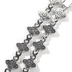 Hip-hop zircon colored infinite four-leaf clover bracelet by nowadaysfashion