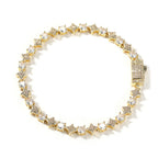 Star zircon tennis chain necklace by nowadaysfashion