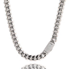 Hip-hop zircon stainless steel zircon necklace by nowadaysfashion