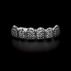 Hip-hop polished braces with gold electroplating by nowadaysfashion