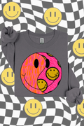 Funky Smiley Sweatshirt by Spurs & Spades Boutique