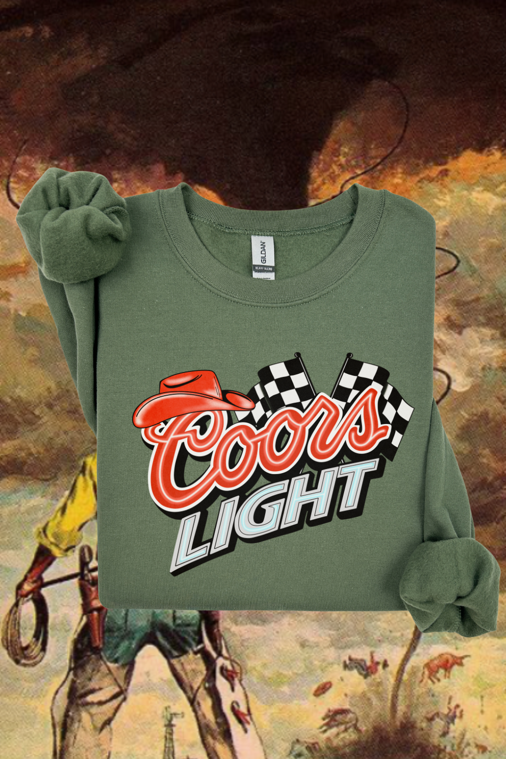 Coors Racing Sweatshirt by Spurs & Spades Boutique