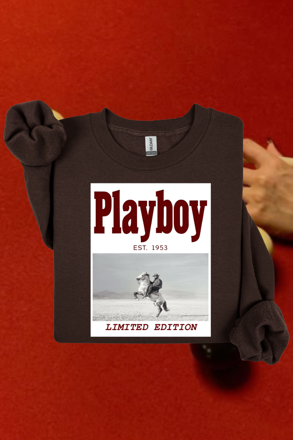 Playboy Cowboy Sweatshirt by Spurs & Spades Boutique