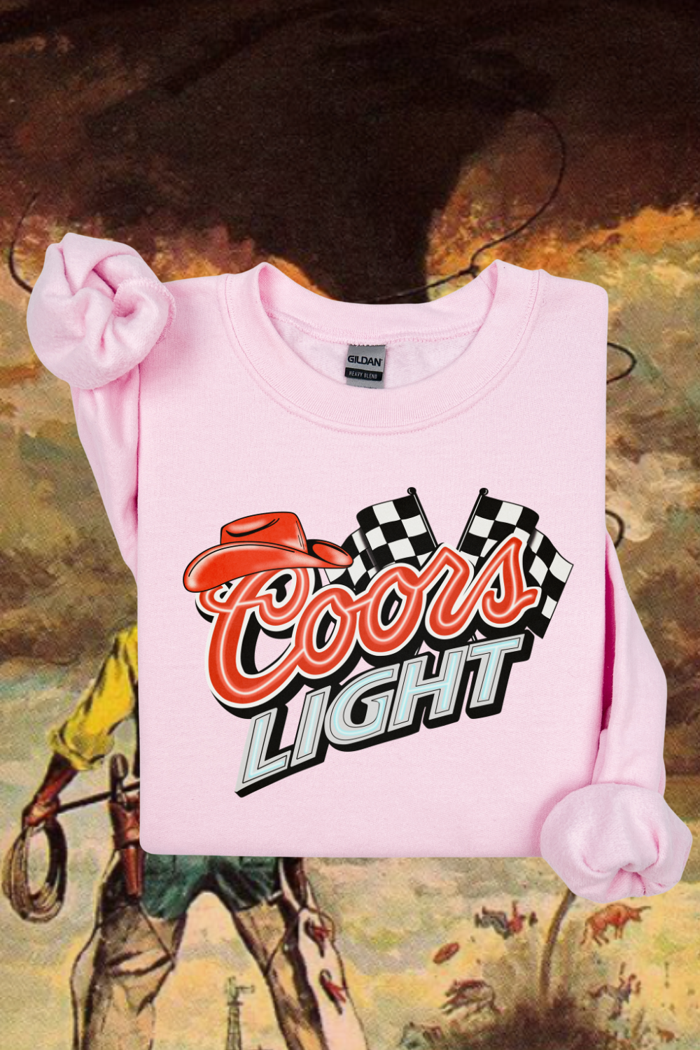 Coors Racing Sweatshirt by Spurs & Spades Boutique