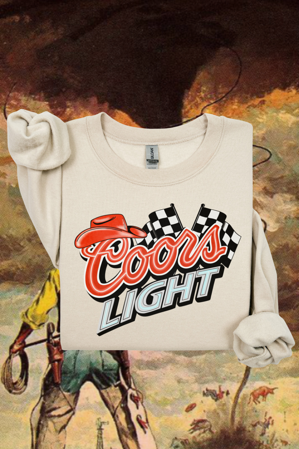 Coors Racing Sweatshirt by Spurs & Spades Boutique