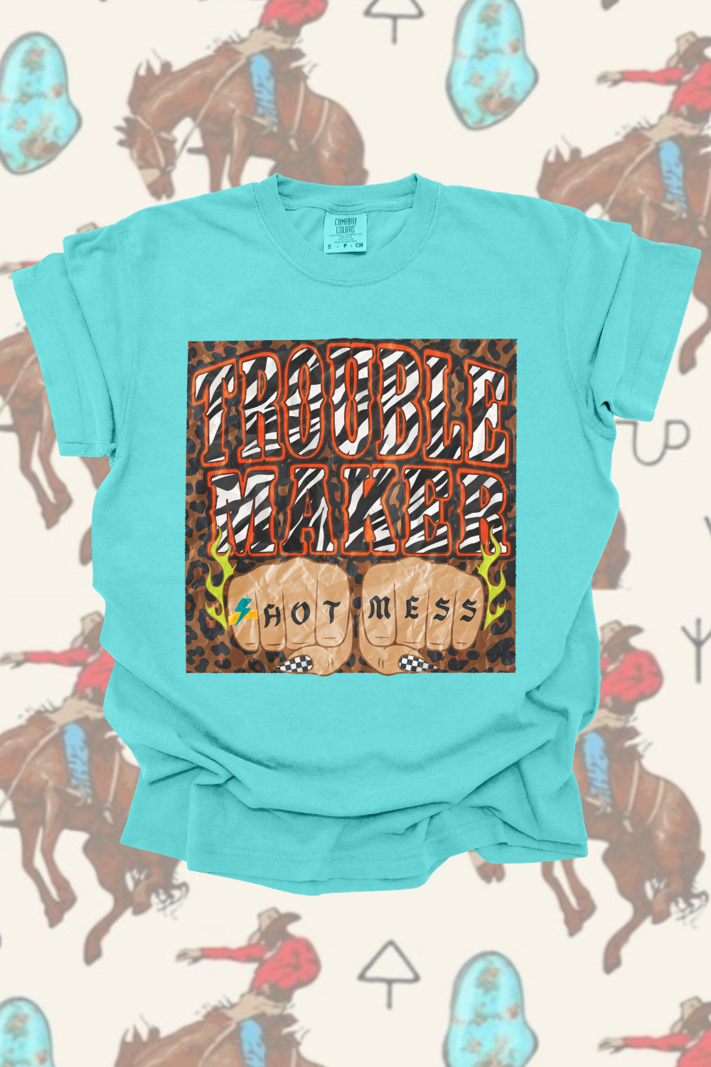 Trouble Maker Graphic Tee by Spurs & Spades Boutique
