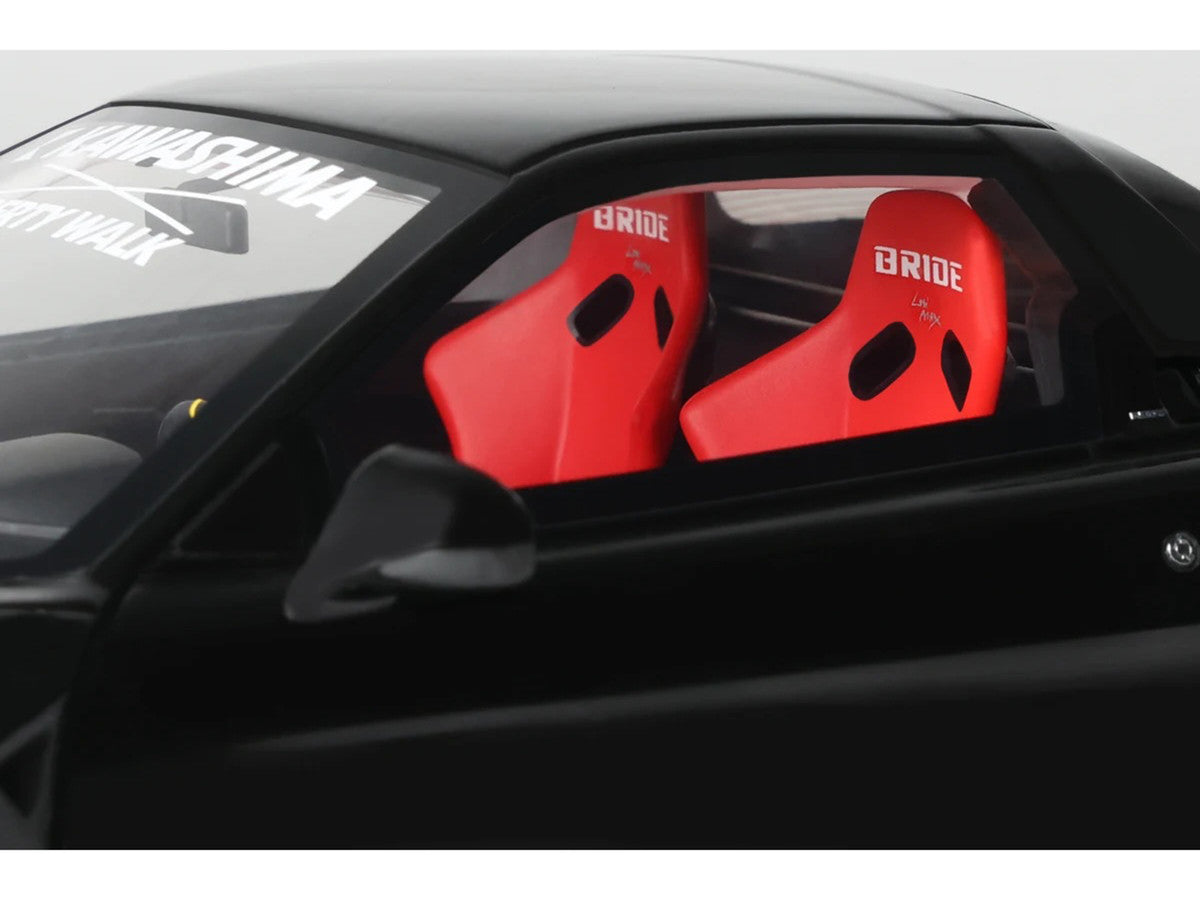 2020 Honda NSX (NA1) LB-Works Black with Red Interior Limited Edition to 2000 pieces Worldwide 1/18 Model Car by Otto Mobile