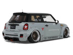 2015 Mini Cooper R56 LB-Works "LB Nation" Gray with Black Top Limited Edition to 999 pieces Worldwide 1/18 Model Car by Otto Mobile