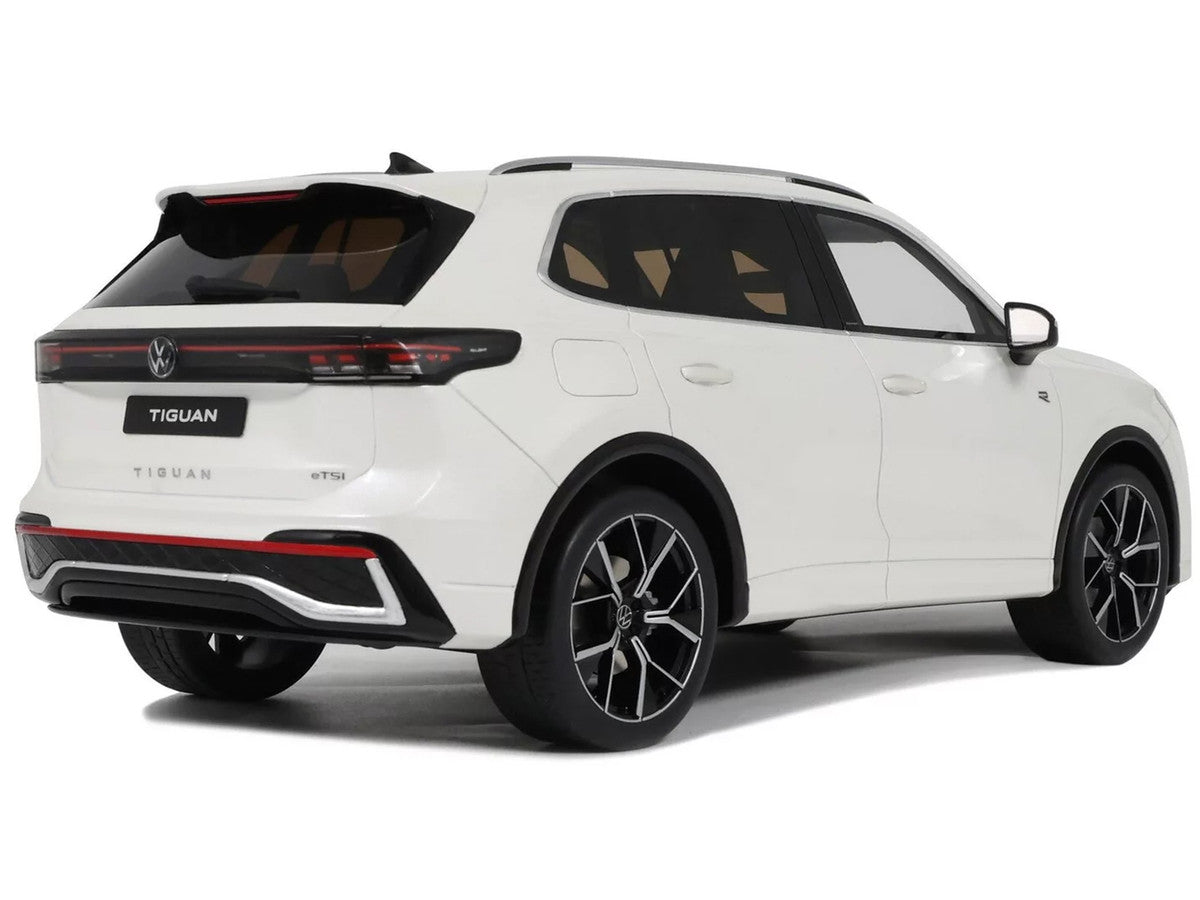 2024 Volkswagen Tiguan E Tsi R-Line Oryx White Pearl Limited Edition to 999 pieces Worldwide 1/18 Model Car by Otto Mobile by LuxuryLifeWay Online Store