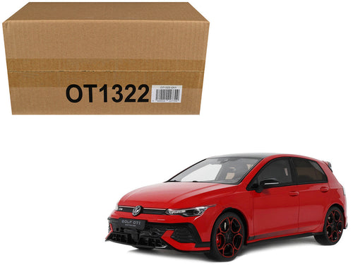 2024 Volkswagen Golf Mk.8 GTi 50th Edition Tornado Red Limited Edition to 999 pieces Worldwide 1/18 Model Car by Otto Mobile by LuxuryLifeWay Online Store