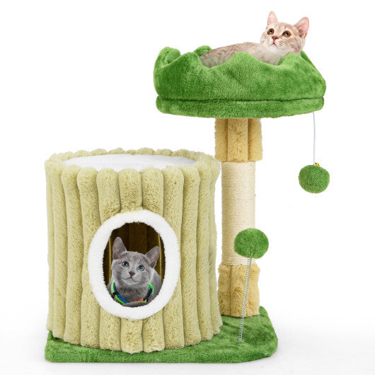Cute Cat Tree with Sisal Scratching Posts and Dangling Ball by LuxuryLifeWay Online Store