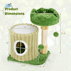 Cute Cat Tree with Sisal Scratching Posts and Dangling Ball by LuxuryLifeWay Online Store